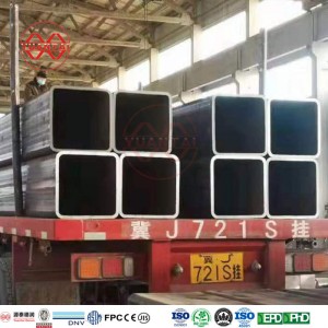 JIS G3101 Grade SS400 – Alacsony szén-dioxid-kibocsátású acél négyzet alakú négyszögletes csöves acélcső gyárak