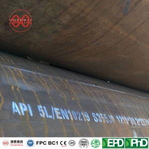 ASTM A252 ASTM A572 Gr.50 LSAW-paalpijp