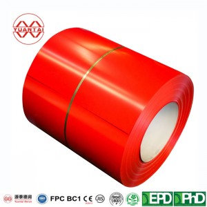 Posachedwapa-redbluegreenblack white-color-coated-steel-coil