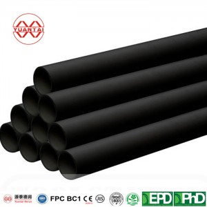 EN10210 EN10219 MS Black Pipe erw steel pipe
