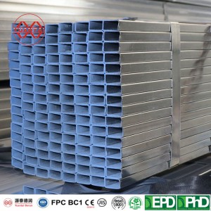 EN10210 EN10219 S355 rektangulär ihålig stålsektion För pelare