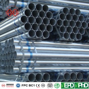 ODM Hot galvanized round pipe