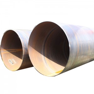 tub d'acer rodó PE exterior i tub d'acer anticorrosió epoxi recobert amb tub d'acer compost de plàstic