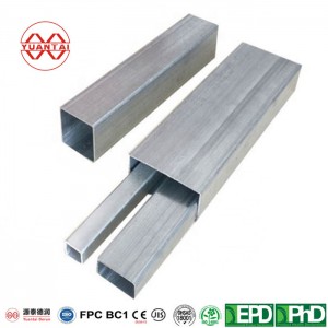 Hot Dipped Galvanized Cold Formed Square Tube
