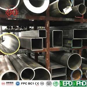 La fábrica suministra tubos rectangulares de la marca YuantaiDerun.