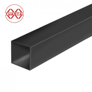 astm a500 sort b svart fyrkantigt stålrör