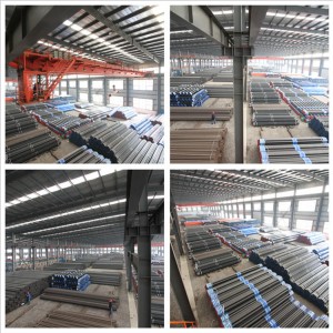Fabriko Yuantai dika muro ŝtalo tubo senjunta ŝtalo tubo
