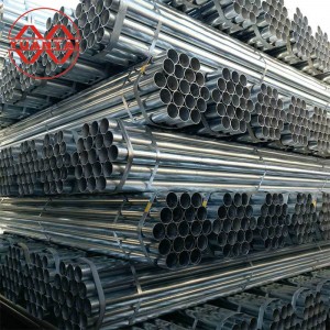 Tubi d'acciaio di scaffolding galvanizzati à caldu per i materiali di custruzzione è di custruzzione