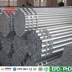Factory wholesale Galvanized pipe for Jamaica Manufacturer