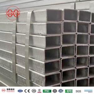 yüksek kaliteli HDG (sıcak daldırma galvanizli) kare çelik boru