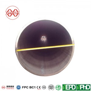 Fábrica de sección hueca de tubo LSAW de tubo de sierra ASTM A500/A501
