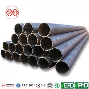 Fábrica de tubos de acero ERW China yuantaiderun (puede oem odm obm) tubo redondo de acero suave