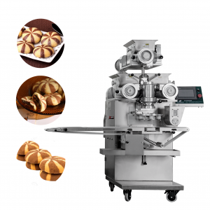 Máquina para incrustar galletas rellenas de chocolate