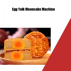 Dubbele eiergeel Mooncake Encrusting Machine Te Koop