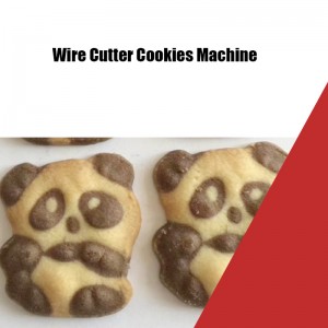 Máquina para facer galletas Panda cortadora de arame á venda