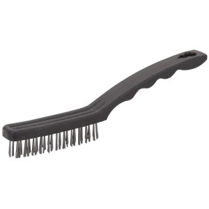 Wire Brush With Comfortable Plastic Handle