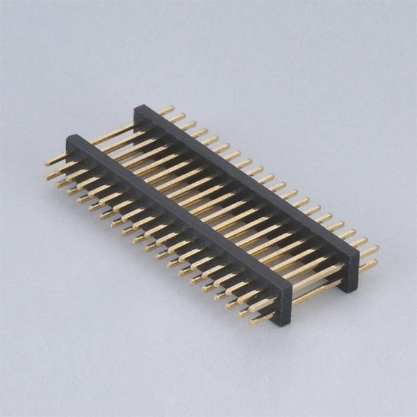 Best Price on 2.54mm Pin Headers -
 Pin Header Pitch:1.0mm(.039″) Dual Row  Straight Type  Dual Plastic – Yuanyue