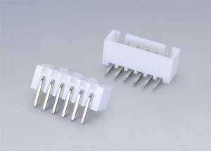 YWXHB250 Series Wire-to-Board connector Pitch-2.50mm(098″) Single Row Side Entry DIP Type Wire Range-AWG 22-26