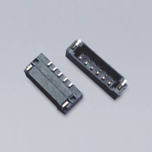 YWX060 मालिका वायर-टू-बोर्ड कनेक्टर पिच: 0.6mm(.024″) साइड एंट्री SMD प्रकार वायर रेंज:AWG 36
