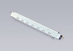 Разъем «провод-плата» серии YWFIX100 Шаг: 1,0 мм (0,039″) Однорядный боковой ввод Тип SMD Диапазон проводов: AWG 28-32