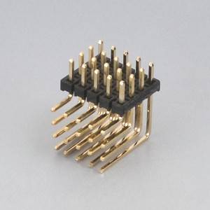 Pin Header  Pitch:2.0mm(.047″) Duadruple Row  Right Angle Type