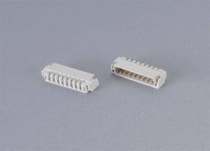 Série YWSUR080 Pas del connector de cable a placa: 0,8 mm (.031 ") Interval de cable tipus SMD d'entrada lateral: AWG 32-36