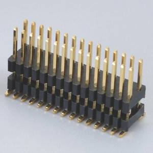 Pin Header Pitch: 1.27mm (.050″) Dual Row SMD Type Dual Plastic