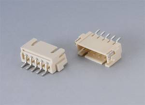 YWXH250-serie Wire-to-Board-connector Pitch: 2,50 mm (0,098 ″) Single Row Side Entry SMD-type Draadbereik: AWG 22-26