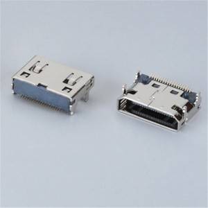 HDMI C-வகை பெண் 90°DIP மற்றும் SMD வகை