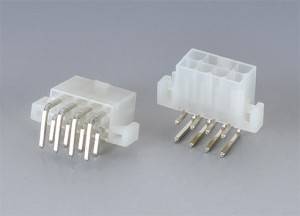 YWMF420 Series Wire-to-Board connector Pitch: 4.20mm(165″) Dual Row Side Entry DIP Type Wire Range: AWG 14-26