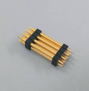 Yaylı Konnektörler Pitch:2.54mm Çift Sıralı Altın kaplama:1U” Daldırma Tipi