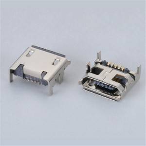 Micro USB Female 5Pin DIP ແລະປະເພດ SMD
