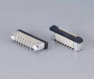 YFC05L-serie FFC / FPC-connector Pitch: 0,5 mm (.031 ")