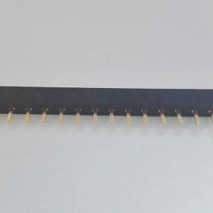 फिमेल हेडर पिच: 2.54mm(.100″) एकल पंक्ती सरळ
