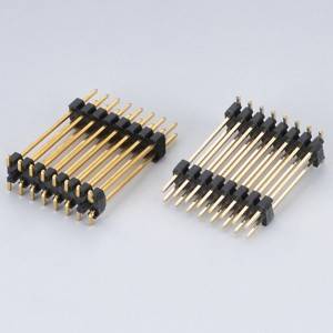 Pin Header Pitch:2.0mm(.047″) Dual Row Horizontal SMD Type Dual plastic