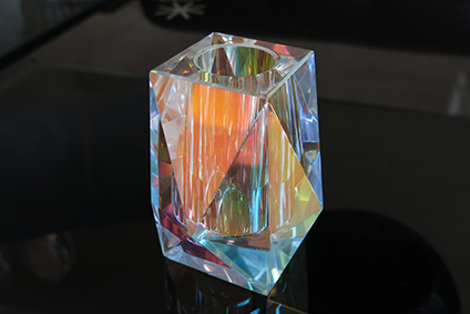 Soluzione decorativa in cristallo