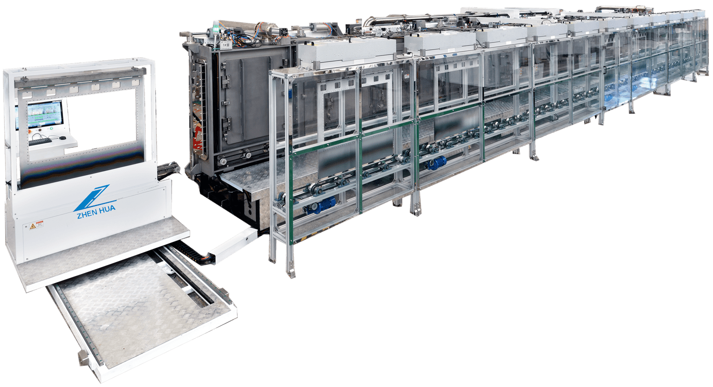 Vertical double-sided coating production line