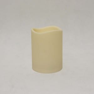 Battery Operated Candle Indoor with Amber LED KF68001H6