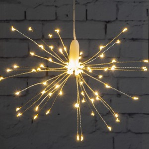 90 LED 8 Modes Dimmable Hanging Starburst Lights Outdoor CHRISTMAS Firework Lights