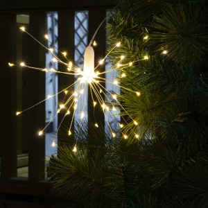 90 LED 8 Modes Dimmable Hanging Starburst Lights Outdoor CHRISTMAS Firework Lights