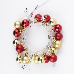 20 LED Christmas Decorative Wire Light Ball Shape LED String Lights