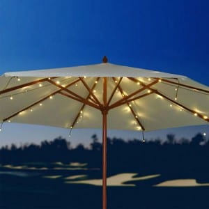 Decorative LED Umbrella Lights Outdoor Patio Decor KF90001