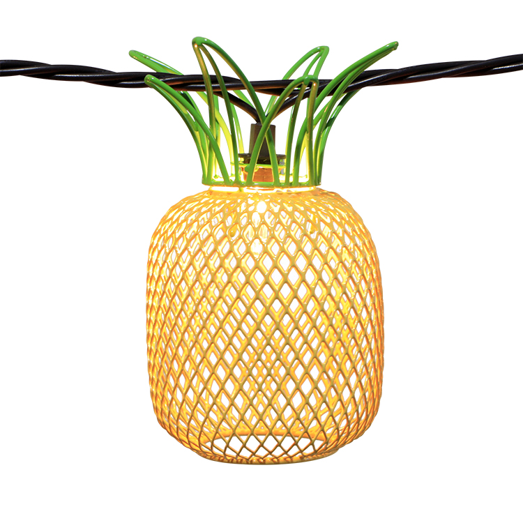 2021 High quality Battery Operated Novelty Lights - Pineapple Outdoor String Lights for Patio Decoration | ZHONGXIN – Zhongxin
