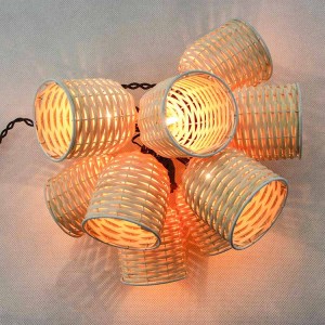 Wholesale Rattan Lantern Outdoor Novelty String Lights | ZHONGXIN