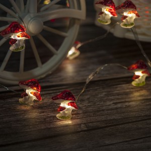 Battery Operated Mushroom LED String Lights | ZHONGXIN