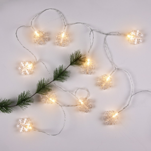 China Wholesale Photo Clip Snowflake String Lights for Hanging Christmas Cards | ZHONGXIN
