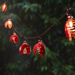 Solar Powered Ladybug String Lights Wholesale and Supply | ZHONGXIN