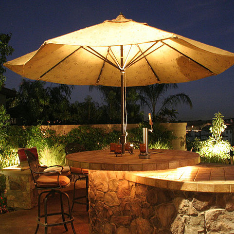 Can You Close a Patio Umbrella with Lights on it?