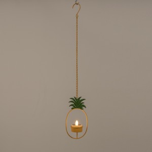 Wholesale Hanging Pineapple Tea light holder Lights For Outdoor Decoration | ZHONGXIN