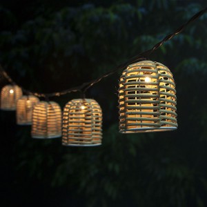 Wholesale Rattan Lantern Outdoor Novelty String Lights | ZHONGXIN